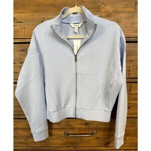 Spanx Jacket Women's Small Blue Hydrangea AirEssentials Track Full Zip NWT